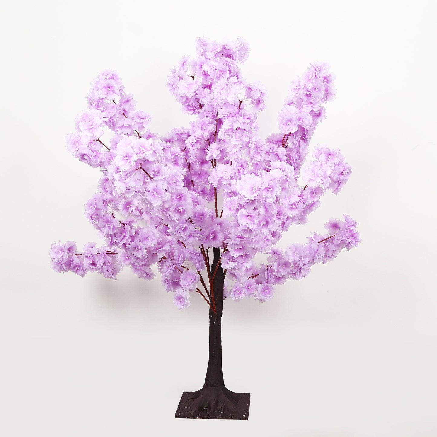 Silk Cherry Blossom Tree Centerpiece 3ft Lavender Lilac – Lifelike Artificial Sakura Wishing Tree wi