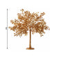 3ft Golden Faux Leaf Trees with Natural-Look Trunks – Floor Décor for Venues & Events