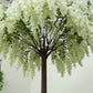 5ft Freestanding White Wisteria Artificial Tree – Cascading Silk Flower Display for Weddings & Events