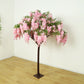 7ft Freestanding Blush Wisteria Artificial Tree – Cascading Silk Flower Display for Weddings & Events