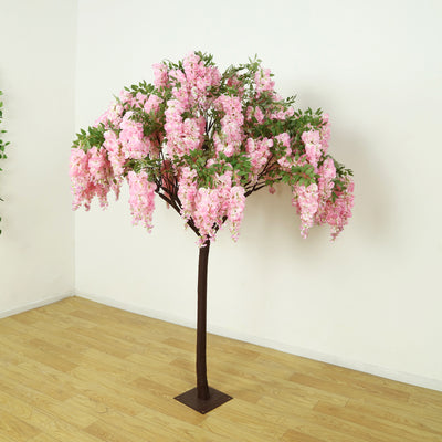 Blush Silk Wisteria Tree