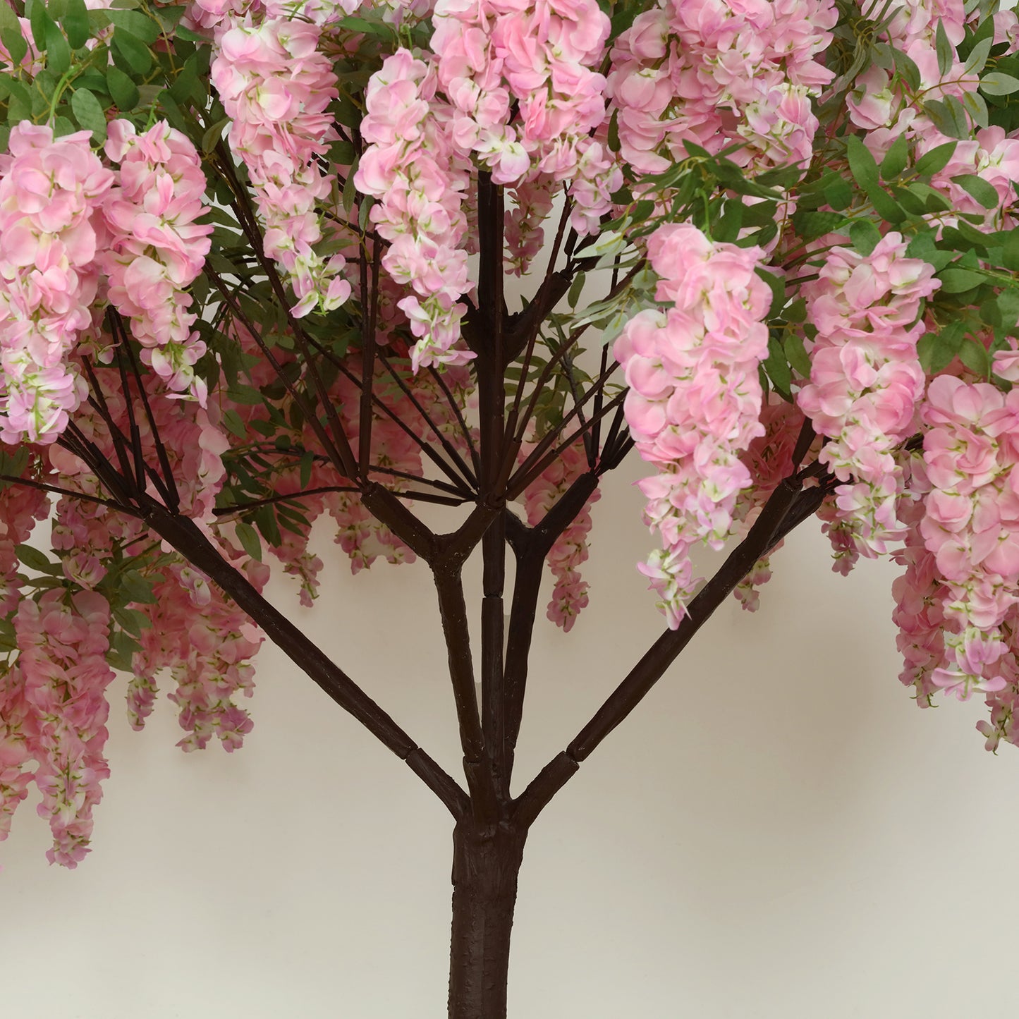 7ft Freestanding Blush Wisteria Artificial Tree – Cascading Silk Flower Display for Weddings & Events