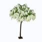7ft Freestanding White Wisteria Artificial Tree – Cascading Silk Flower Display for Weddings & Events