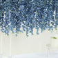 42" Silk Hanging Wisteria Flower Garland Vines in Dusty Blue, Elaborated 5 Full Strands in 1 Bush