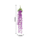 Artificial 42 Inch Lavender Silk Hanging Wisteria Flower Garland Vines