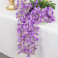 5 Pack Lavender Silk Artificial Hanging Wisteria Flower Garland Vines 44 Inch