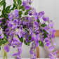 5 Pack Lavender Silk Artificial Hanging Wisteria Flower Garland Vines 44 Inch