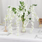 Artificial 44 Inch White Silk Hanging Wisteria Flower Garland Vines 5 Pack