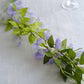 2 Pack 6ft Lavender Lilac Artificial Wisteria Flower Garland Hanging Vines, Silk Floral Garland Wedding Arch Decor