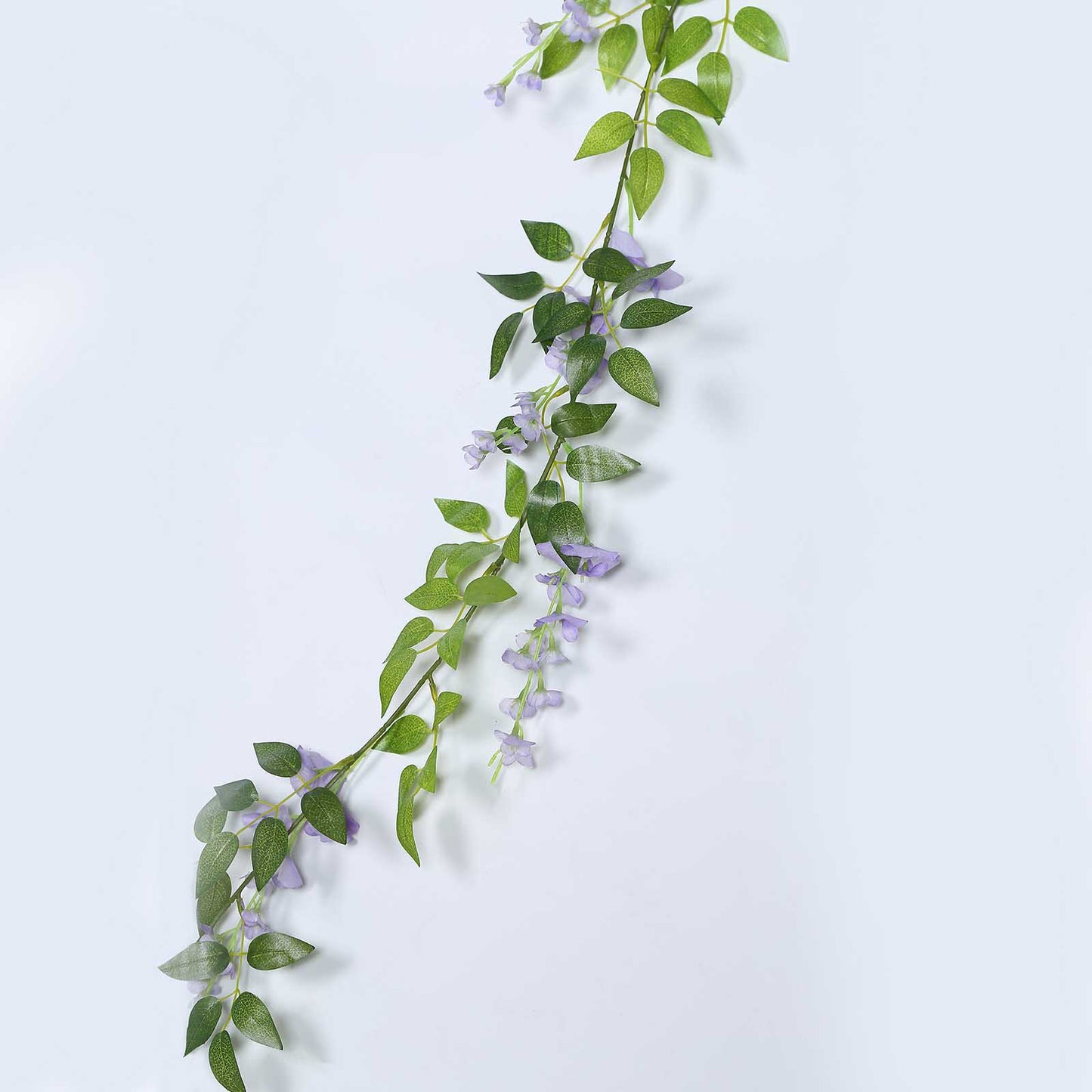 2 Pack 6ft Lavender Lilac Artificial Wisteria Flower Garland Hanging Vines, Silk Floral Garland Wedding Arch Decor