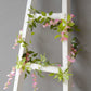 2 Pack 6ft Pink Artificial Wisteria Flower Garland Hanging Vines, Silk Floral Garland Wedding Arch Decor