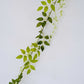 2 Pack 6ft White Artificial Wisteria Flower Garland Hanging Vines, Silk Floral Garland Wedding Arch Decor