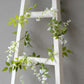 2 Pack 6ft White Artificial Wisteria Flower Garland Hanging Vines, Silk Floral Garland Wedding Arch Decor