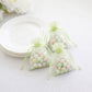 100 Pack Mint Organza Drawstring Gift Bags 3" x 4" – Wedding Party Favor Bags