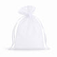 100 Pack White Organza Gift Bags with Drawstring, 4" x 6" – Wedding Party Favor Bags