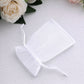 100 Pack White Organza Gift Bags with Drawstring, 4" x 6" – Wedding Party Favor Bags