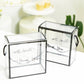 25 Pack Clear PVC Gift Boxes with Black Edge Rope Handles and Thank You Print, Transparent Portable Candy Favor Boxes - 5.5"x5.5"
