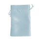 12 Pack 6"x9" Dusty Blue Satin Wedding Party Favor Bags, Drawstring Pouch Gift Bags