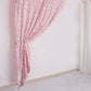 Blush Rose Gold 8 Feet x 8 Feet Satin Rosette Backdrop Drapes