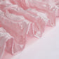 Blush Rose Gold 8 Feet x 8 Feet Satin Rosette Backdrop Drapes