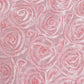 Blush Rose Gold 8 Feet x 8 Feet Satin Rosette Backdrop Drapes