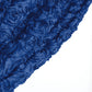 8 Feet x 8 Feet Royal Blue Satin Rosette Photography Fabric