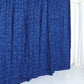 8 Feet x 8 Feet Royal Blue Satin Rosette Photography Fabric