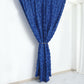 8 Feet x 8 Feet Royal Blue Satin Rosette Photography Fabric