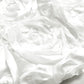 White 8 Feet x 8 Feet Satin Rosette Backdrop Drapes