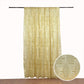Gold geometric sequin backdrop curtain with satin backing.