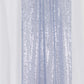 2 Pack Dusty Blue Sequin Event Curtain Drapes with Rod Pockets, Seamless Backdrop Event Panels - 8ftx2ft