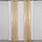 2 Pack Champagne Sequin Event Curtain Drapes with Rod Pockets, Seamless Backdrop Event Panels - 8ftx2ft
