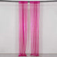 2 Pack Fuchsia Sequin Event Curtain Drapes with Rod Pockets, Seamless Backdrop Event Panels - 8ftx2ft