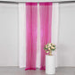 2 Pack Fuchsia Sequin Event Curtain Drapes with Rod Pockets, Seamless Backdrop Event Panels - 8ftx2ft
