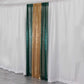 2 Pack Hunter Emerald Green Sequin Event Curtain Drapes with Rod Pockets, Seamless Backdrop Event Panels - 8ftx2ft