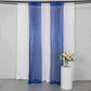 2 Pack Royal Blue Sequin Event Curtain Drapes with Rod Pockets, Seamless Backdrop Event Panels - 8ftx2ft