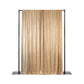 Gold sequin backdrop curtain for events and photo booths, 5ft x 12ft.
