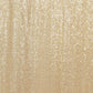 Gold sequin backdrop curtain for events and photo booths, 5ft x 12ft.