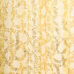 8ftx8ft Gold Embroider Sequin Event Curtain Drapes, Sparkly Sheer Backdrop Event Panel With Embroidery Leaf