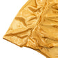 Gold satin pleated event curtain drape for elegant photo backdrops.