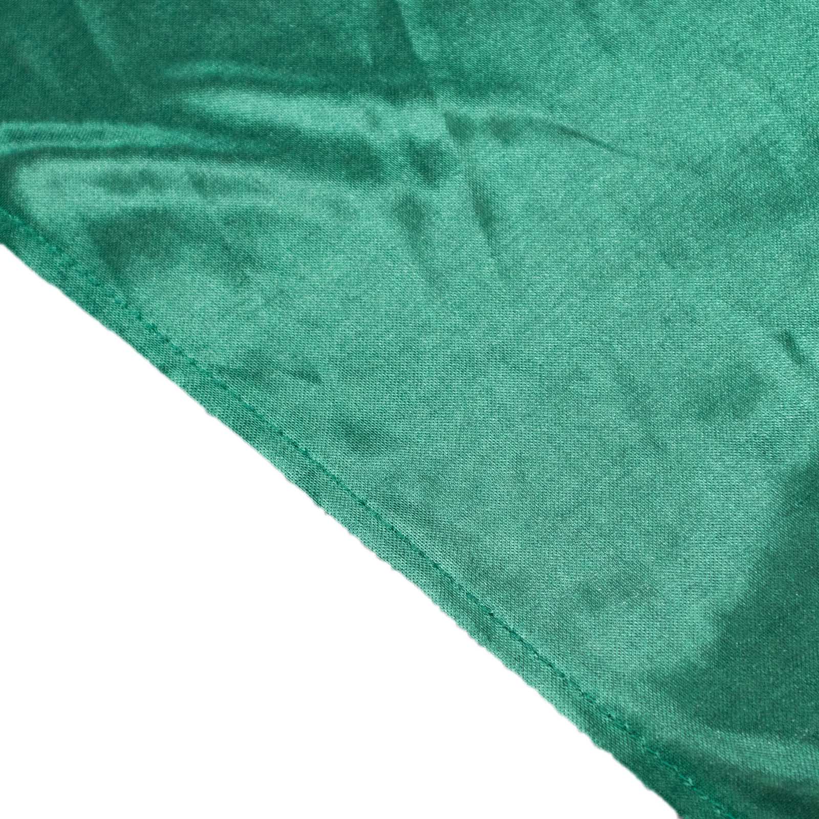 Hunter Emerald Green Satin Event Curtain Drapes