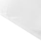 White satin event curtain drapes, glossy photo backdrop panel.