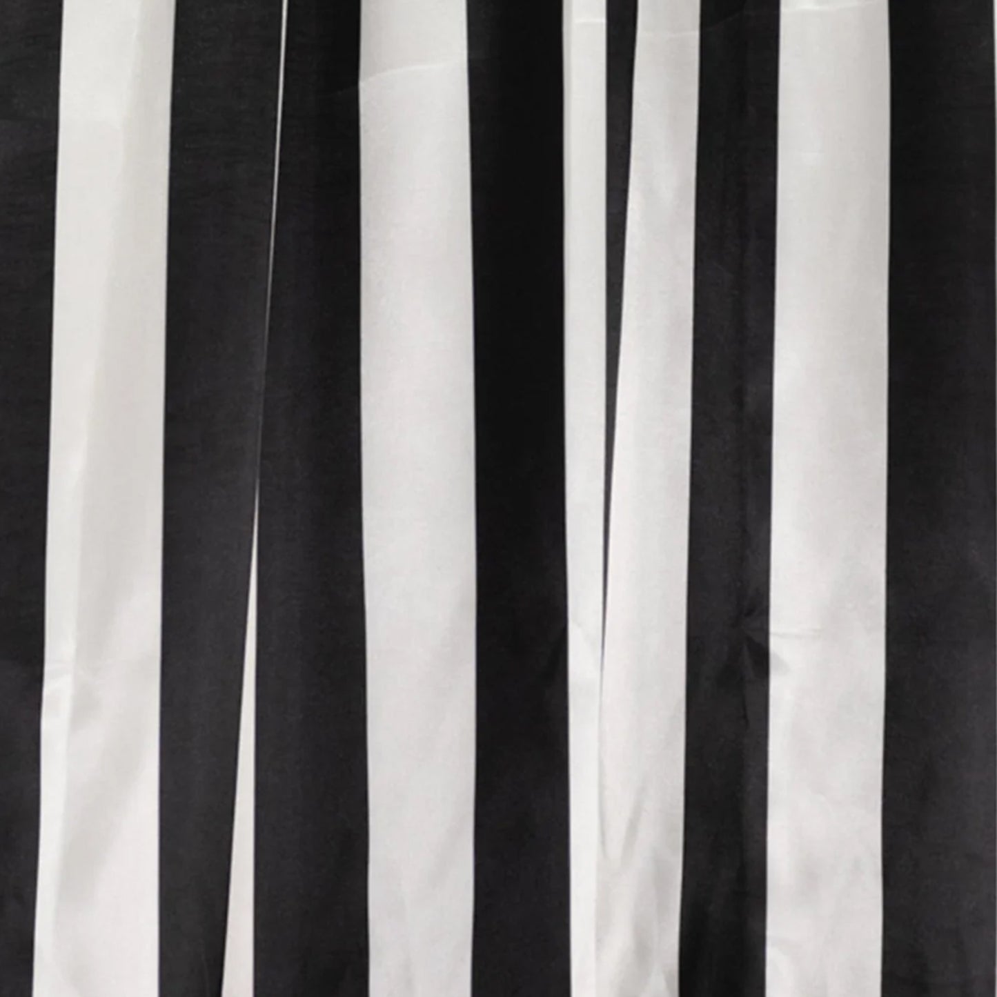 Black White Striped Satin Backdrop Curtain Drapery, Glossy Event Photography Background Room Divider Curtain Panel - 8ftx10ft