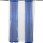 2 Pack Royal Blue Sequin Event Curtain Drapes with Rod Pockets, Seamless Backdrop Event Panels - 8ftx2ft