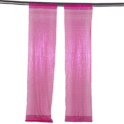 Elevate Your Event with Fuchsia Sequin Drapery