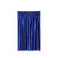 Royal Blue Crushed Velvet Backdrop Curtain – 8ft x 8ft Event Drape with Rod Pocket, Privacy Panel for Photo Booths & Events
