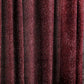 Burgundy metallic shimmer tinsel event curtain drapes backdrop panel.