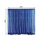 Royal Blue Metallic Shimmer Tinsel Backdrop Curtain Drapes 20ft x 10ft