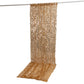 Gold Large Payette Sequin Backdrop Curtain 5ft x 12ft - Big Round Sequin Event Photography Panel wit