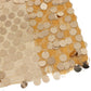 Gold Large Payette Sequin Backdrop Curtain 5ft x 12ft - Big Round Sequin Event Photography Panel wit